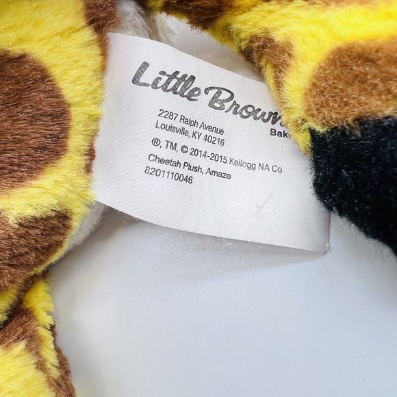 Little Brownie Bakers Girl Scout 10.5" Cheetah Plush "AMAZE" Samoa Cookie Reward - Picture 7 of 8